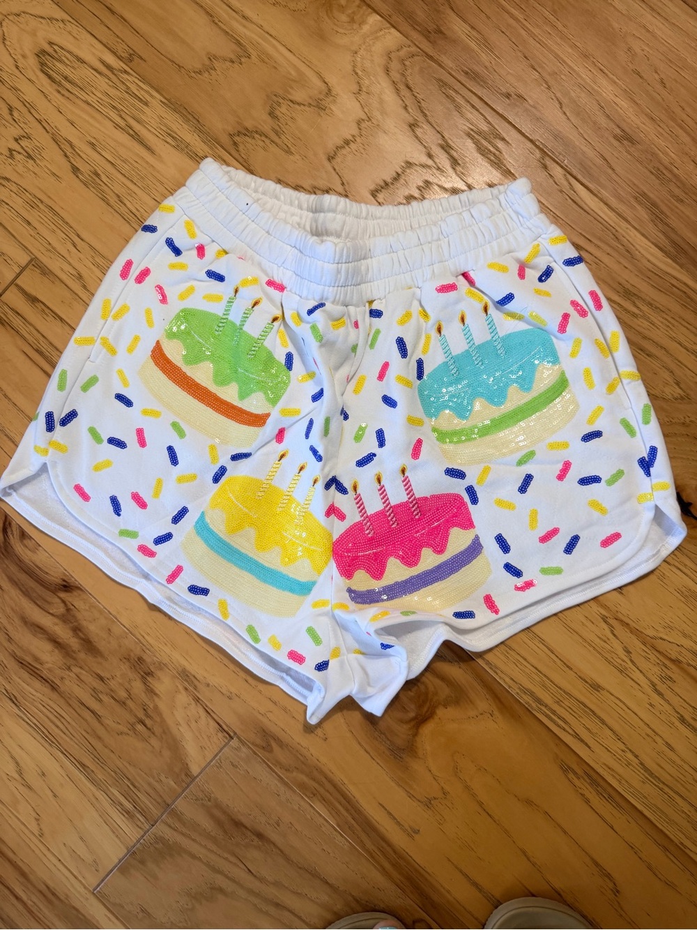Queen of Sparkles Birthday Shorts